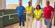 Lanjarón avanza en la mejora del colegio Lucena Rivas con una inversión de 75.000 euros
