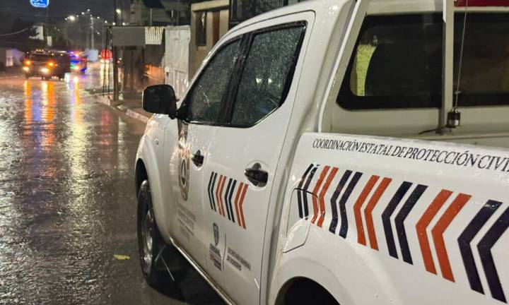 Prevé Protección Civil lluvias de hasta 50 mm en regiones oeste, suroeste y centro del estado