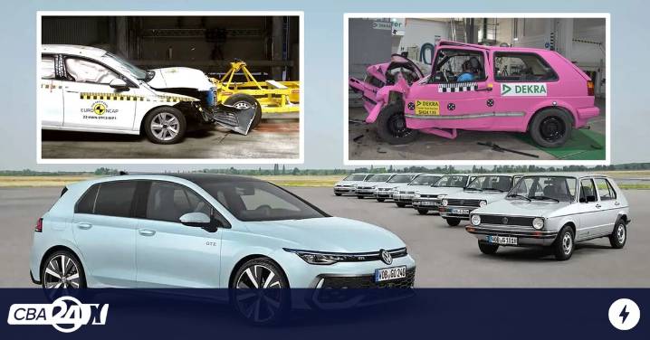 Golf 1989 frente al Golf actual: qué reveló la prueba de choque comparativa