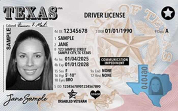 Texas DPS introduces new driver’s license design with increased security features