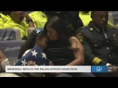 Flag presented to Officer Rose’s family in emotional moment