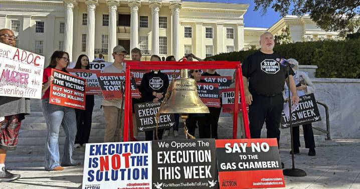 Alabama sets October execution using nitrogen gas