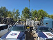 Decomisan tráiler con más de 3 mil charolas de cerveza