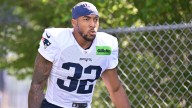 Patriots’ TreVeyon Henderson returns opening kickoff for TD