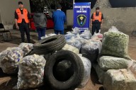 Secuestran a dos salteños cubiertas y más de 700 kilos de hojas de coca