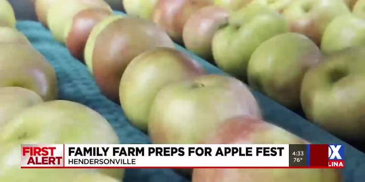 Family farm prepares for apple fest in Hendersonville