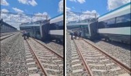 Se descarrila el Tren Maya en la estación Izamal, Yucatán