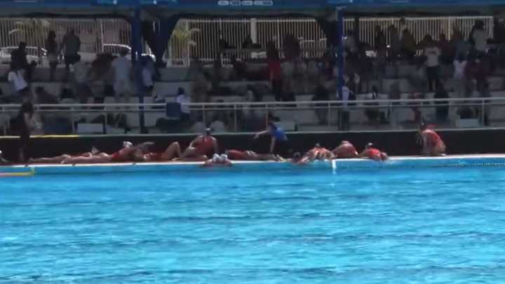 Un tiroteo interrumpe por minutos el Mundial júnior de waterpolo antes del debut de España