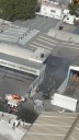 Se registra incendio en paquetería en Monterrey.