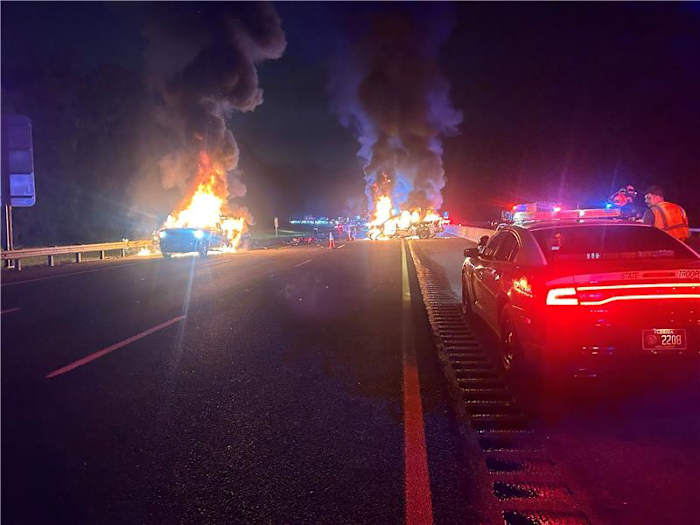 Trooper, witness rescue crash victim from burning vehicle in Sumter County