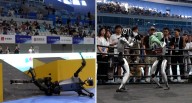 Viral: Los bloopers que marcaron la primera competencia mundial de robots humanoides