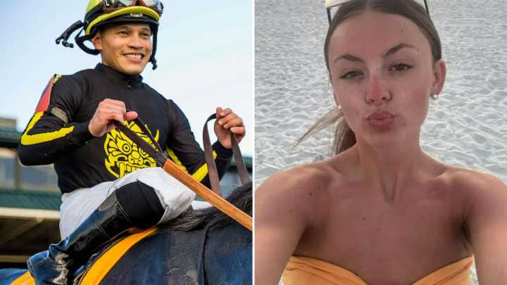 Jockey gets ONE-YEAR ban as punters claim he 'let his girlfriend win race' after 'suspicious' ride on odds