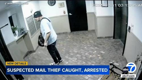 Suspected mail thief arrested after confronted by Studio City neighbors