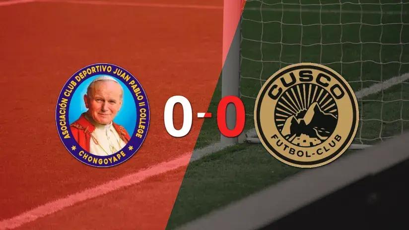 Liga 1: Sin goles, Juan Pablo II y Cusco FC igualaron el partido