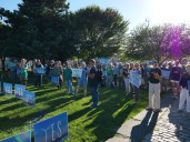 Rhode Islanders rally in Newport in support of Revolution Wind project