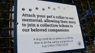See the new pet memorial at Link Piazzo Dog Park