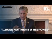 McKee says DOJ letter over 'sanctuary jurisdiction' does not merit a response