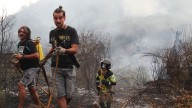 Mejora la situación por los incendios pero aún hay cientos de desalojados