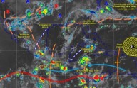 Fuertes lluvias se prevén hoy en el sur de Sinaloa