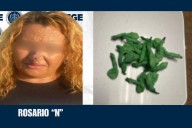 Mujer detenida en un cateo en Ensenada