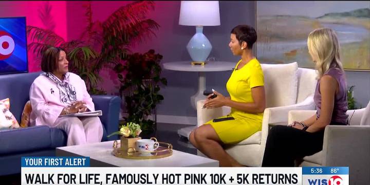 Annual Columbia breast cancer 10K, 5K returns