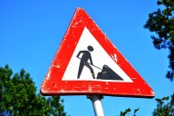 Council covers potholes with paintings of tarmac