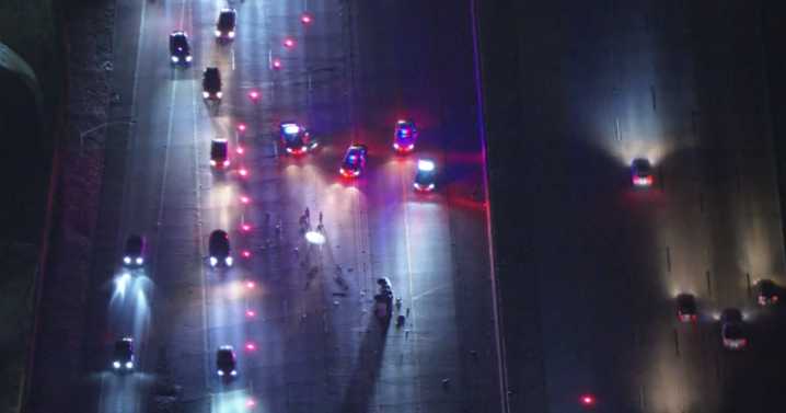 1 dead after single-car rollover crash on 5 Freeway in Anaheim
