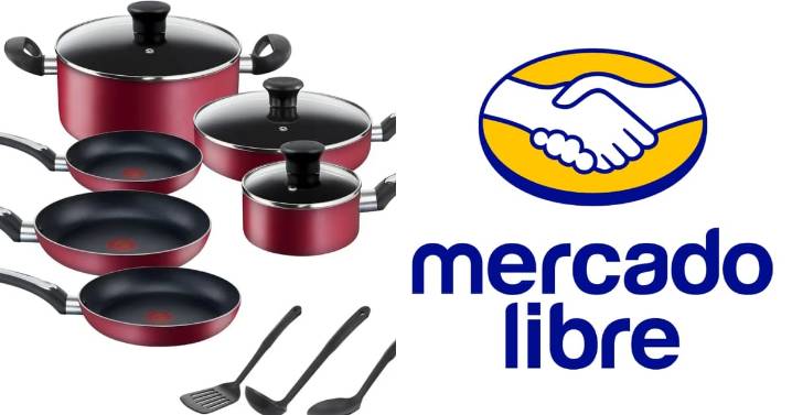 Mercado Libre: Batería de cocina T-Fal de 12 piezas baja de 2 mil 599 a mil 848 pesos
