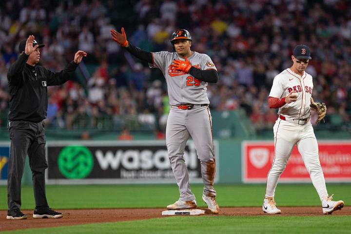 Orioles blow late lead, then beat Boston 4-3 in 11 on Basallo’s RBI