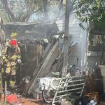 North Phoenix mobile home fire leaves man in critical condition, 2 dogs dead