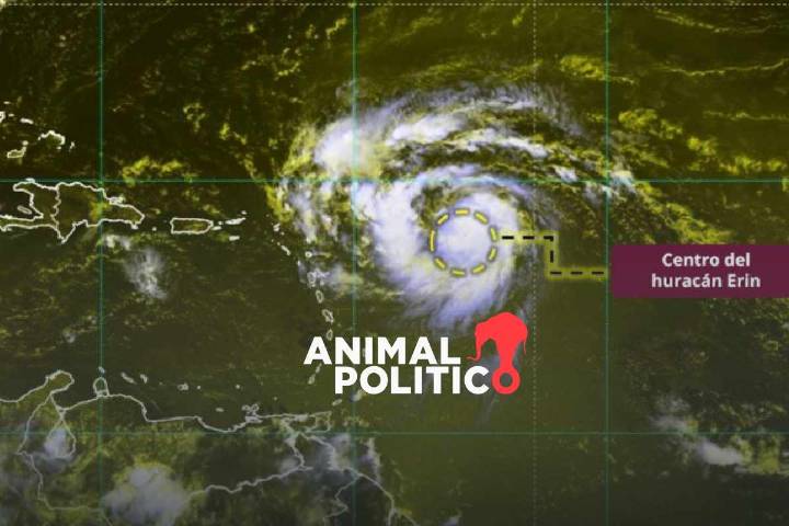 Erin se intensifica a huracán categoría 2; es el primero de la temporada en el Atlántico