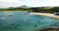 North Wales is home to some of the UK's best beaches but this one with a world