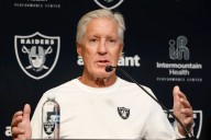 Raiders’ Pete Carroll speaks to media after preseason game against 49ers