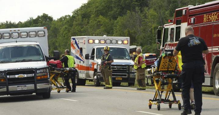 Rollover crash involving tour bus on the New York Thruway leaves multiple dead, others injured