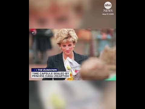 Time capsule sealed by Princess Diana opened up after 34 years