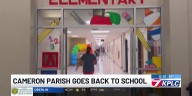 Cameron Parish students go back to school