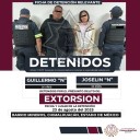 EL COMBATE A LA EXTORSIÓN ES UNA DE LOS PRIORIDADES DEL GOBIERNO DE CHIMALHUACÁN! HOY DETIENEN A DOS