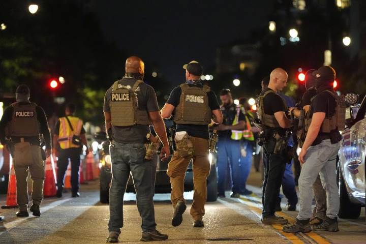 DC residents protest as White House says federal agents will be on patrol 24/7