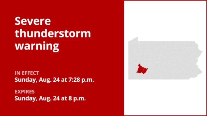 Update: Brace for damaging winds with thunderstorms in Westmoreland County Sunday