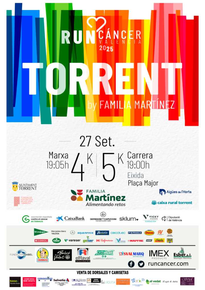 Torrent inicia la cuenta atrás para su Runcáncer 2025