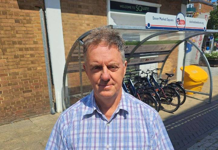 Businessman’s fury as Dover Town Council reinstalls bicycle rack in front of entrance to his new art gallery