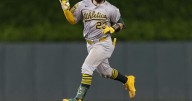 Langeliers hits a 2-run home run in the 10th inning to lift the A's past the Twins, 4