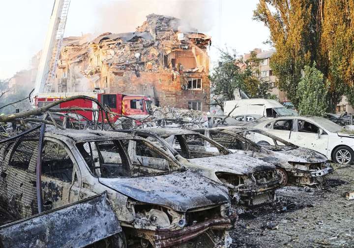 Mass Russian drone and missile attack kills 15 and injures 48 in Ukraine’s capital