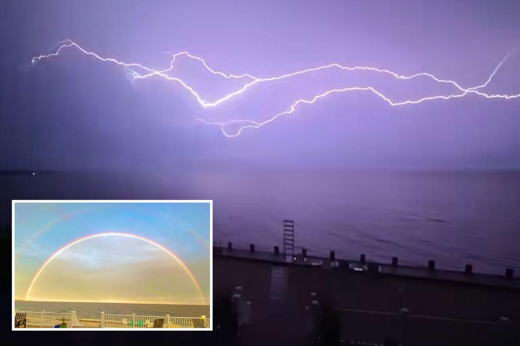 Exclusive | Long Islander captures video of 'incredibly insane' lightning outside his home