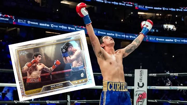 Raúl ‘Cugar’ Curiel, boxeador de Tampico, ya tiene su tarjeta coleccionable de Topps