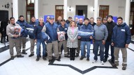 La intendente Fuentes otorgó herramientas e indumentaria de trabajo para la Dirección de Electricidad
