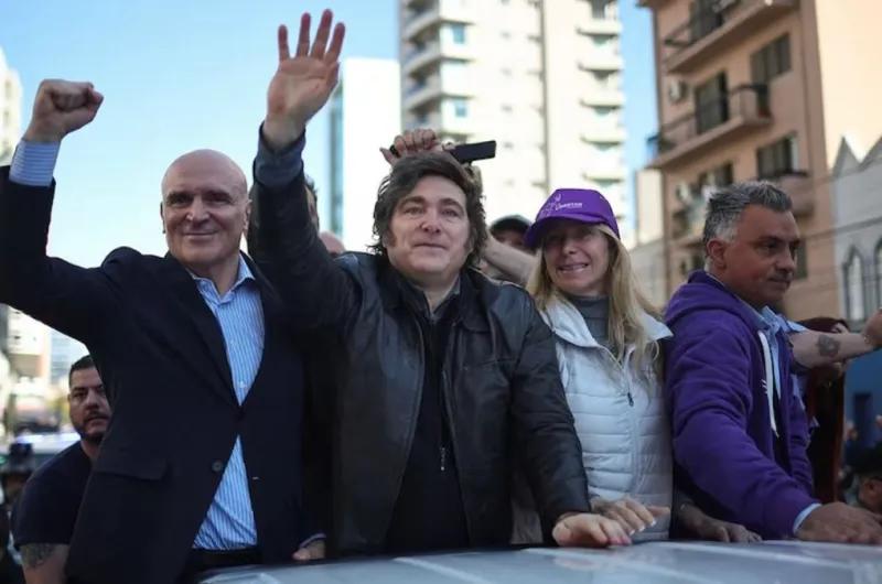 Hay dos personas detenidas por el atentado que sufrió Javier Milei en Lomas de Zamora