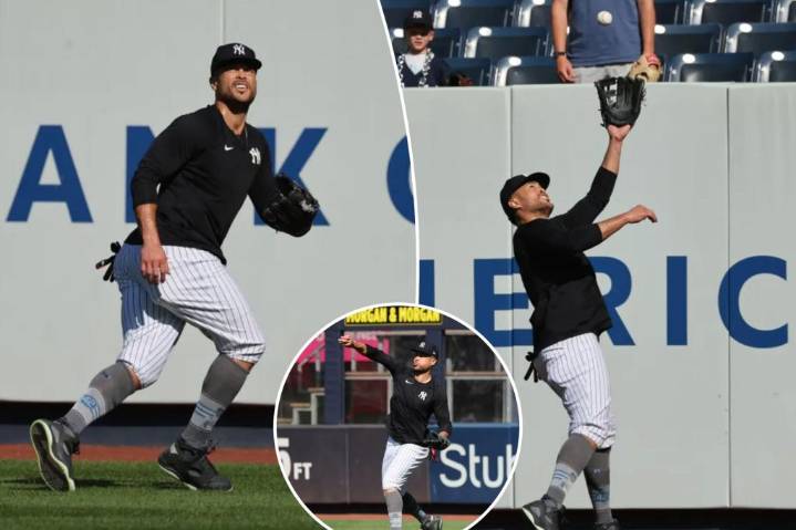 Yankees' Giancarlo Stanton prepping for rare outfield assignment