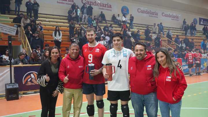 Lundin Mining – Minera Candelaria presente en el desafío Chile Argentina de vóleibol masculino adulto