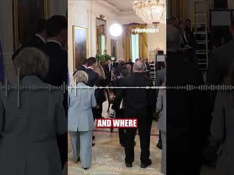 Trump, Macron CAUGHT on hot mic #shorts #foxnews #news #us #macron #trump #putin #world #ukraine